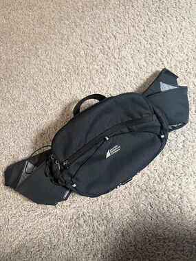 Black Waist Pack with Front Zip Pocket by Mountain Equipment Company